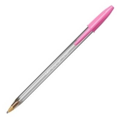 Bolígrafo BIC CRISTAL large fun rosa  punta 1,6 mm